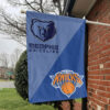Memphis vs New York House Divided Flag, NBA House Divided Flag 1 Memphis vs New York House Divided Flag, NBA House Divided Flag