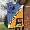Memphis vs Phoenix House Divided Flag, NBA House Divided Flag