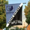 Memphis vs San Antonio House Divided Flag, NBA House Divided Flag