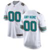 Miami Dolphins Alternate Custom Game Jersey - White, Limited Replica Fan Edition