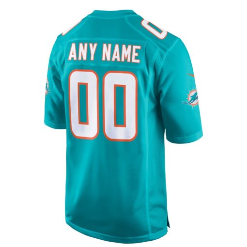 Miami Dolphins  Custom Game Jersey – Aqua, Limited Replica Fan Edition
