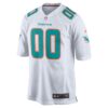 Miami Dolphins Custom Game Jersey - White, Limited Replica Fan Edition