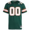 Miami Hurricanes Custom Alternate Premier Football Jersey - Green, Limited Replica Fan Edition