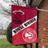 Miami vs Atlanta House Divided Flag, NBA House Divided Flag 1 Miami vs Atlanta House Divided Flag, NBA House Divided Flag