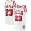 Michael Jordan Chicago Bulls Mitchell & Ness 1995 Hardwood Classics Authentic Jersey - White, Limited Replica Fan Edition