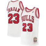 Michael Jordan Chicago Bulls Mitchell & Ness 1995 Hardwood Classics Authentic Jersey - White, Limited Replica Fan Edition