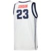 Michael Jordan Howard Bison Jordan Brand Replica Basketball Jersey - White, Limited Replica Fan Edition