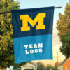 Michigan vs Custom Team House Divided Flag, Custom NCAA Flag