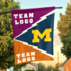 Michigan vs Custom Team House Divided Flag, Custom Spirit Flag