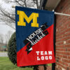 Michigan vs Custom Team House Divided Flag, NCAA Team Flag