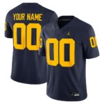 Michigan Wolverines  Custom Football Game Jersey - Jordan Brand, Limited Replica Fan Edition