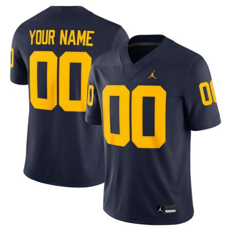 Michigan Wolverines  Custom Football Game Jersey – Jordan Brand, Limited Replica Fan Edition