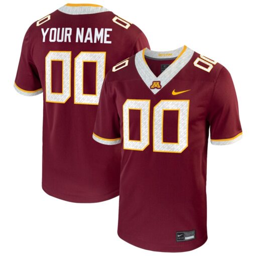 Minnesota Golden Gophers  Football Custom Game Jersey – Maroon, Limited Replica Fan Edition