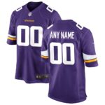Minnesota Vikings  Custom Game Jersey - Purple, Limited Replica Fan Edition