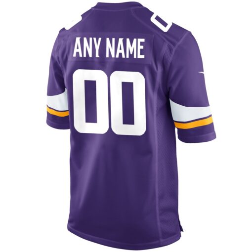 Minnesota Vikings  Custom Game Jersey – Purple, Limited Replica Fan Edition