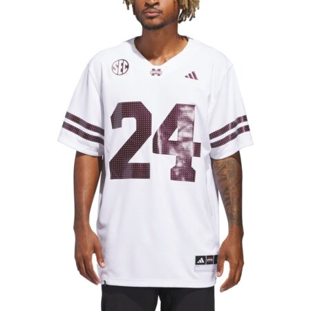 Mississippi State Bulldogs White Out Jersey – White, Limited Replica Fan Edition