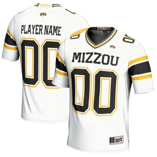 Missouri Tigers GameDay Greats NIL Pick-A-Player Football Jersey – White, Limited Replica Fan Edition
