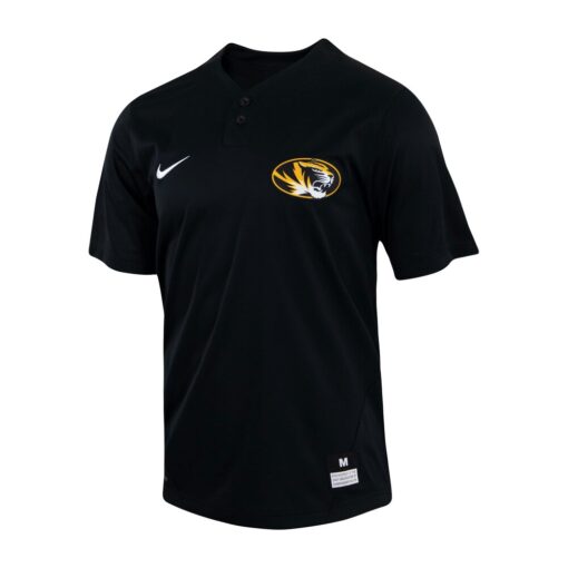 Missouri Tigers Nike Two-Button Replica Baseball Jersey – Black, Limited Replica Fan Edition