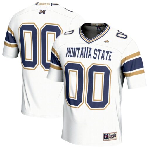 Montana State Bobcats GameDay Greats Unisex Lightweight Football Fashion Jersey – White, Limited Replica Fan Edition