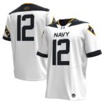 Navy Midshipmen Under Armour 2024 Rivalry Replica Jersey - White, Limited Replica Fan Edition