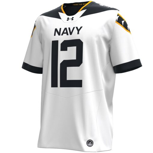 Navy Midshipmen Under Armour 2024 Rivalry Replica Jersey – White, Limited Replica Fan Edition