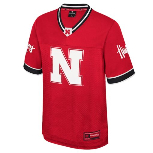 Nebraska Huskers Colosseum Nothing But The Hits Football Jersey – Red, Limited Replica Fan Edition