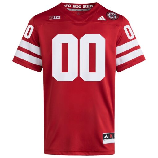 Nebraska Huskers  Custom Home Premier Football Jersey – Scarlet, Limited Replica Fan Edition