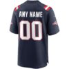 New England Patriots Custom Game Jersey - Navy, Limited Replica Fan Edition