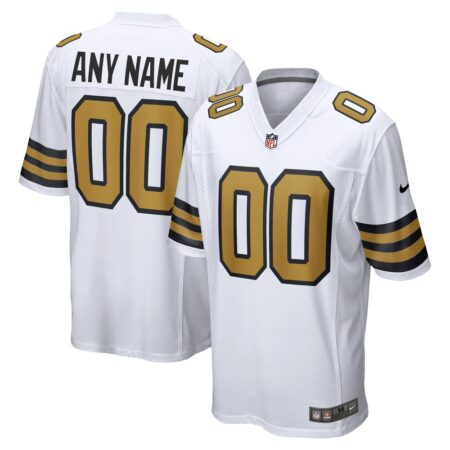 New Orleans Saints  Alternate Custom Game Jersey – White, Limited Replica Fan Edition