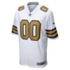 New Orleans Saints Alternate Custom Game Jersey - White, Limited Replica Fan Edition