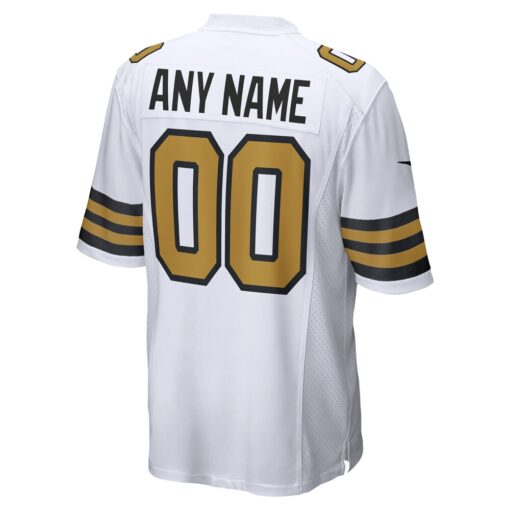 New Orleans Saints  Alternate Custom Game Jersey – White, Limited Replica Fan Edition