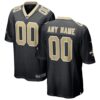 New Orleans Saints Custom Game Jersey - Black, Limited Replica Fan Edition
