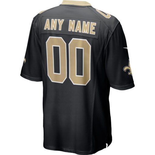 New Orleans Saints  Custom Game Jersey – Black, Limited Replica Fan Edition