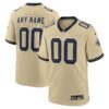 New Orleans Saints Gameday Golds Alternate Custom Game Jersey - Gold, Limited Replica Fan Edition