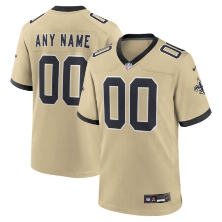 New Orleans Saints  Gameday Golds Alternate Custom Game Jersey – Gold, Limited Replica Fan Edition