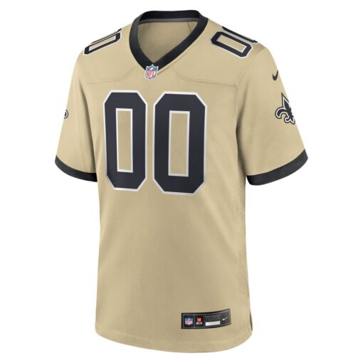 New Orleans Saints  Gameday Golds Alternate Custom Game Jersey – Gold, Limited Replica Fan Edition