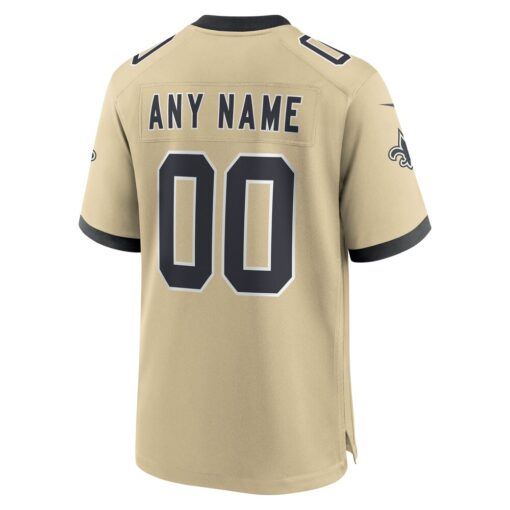 New Orleans Saints  Gameday Golds Alternate Custom Game Jersey – Gold, Limited Replica Fan Edition