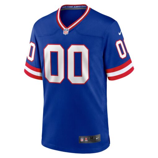 New York Giants  Classic Custom Game Jersey – Royal, Limited Replica Fan Edition