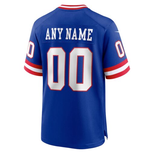 New York Giants  Classic Custom Game Jersey – Royal, Limited Replica Fan Edition