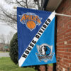 New York vs Dallas House Divided Flag, NBA House Divided Flag 1 New York vs Dallas House Divided Flag, NBA House Divided Flag