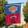 New York vs Miami House Divided Flag, NBA House Divided Flag