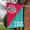 Ohiostate vs Custom Team House Divided Flag, College Custom Flag 1 Ohiostate vs Custom Team House Divided Flag, College Custom Flag