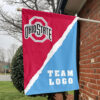 Ohiostate vs Custom Team House Divided Flag, Custom College Flag 1 Ohiostate vs Custom Team House Divided Flag, Custom College Flag