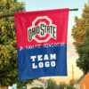 Ohiostate vs Custom Team House Divided Flag, Custom House Flag