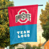 Ohiostate vs Custom Team House Divided Flag, Custom NCAA Flag
