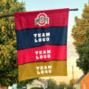 Ohiostate vs Custom Team House Divided Flag, Custom Rival Flag