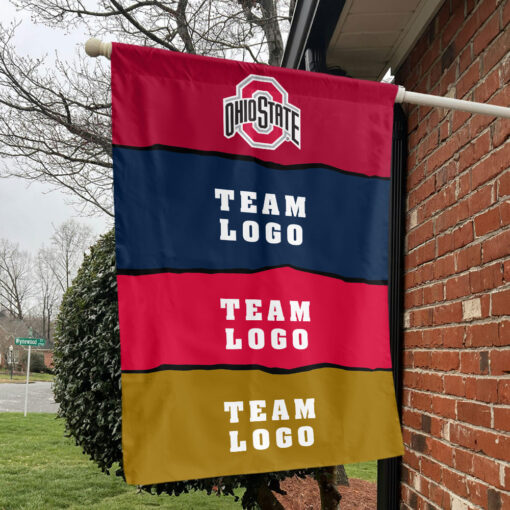 Ohiostate vs Custom Team House Divided Flag, Custom Rival Flag Ohiostate vs Custom Team House Divided Flag, Custom Rival Flag