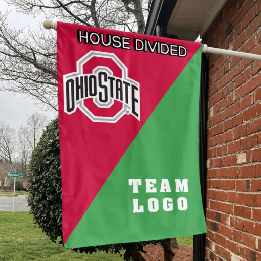 Ohiostate vs Custom Team House Divided Flag, Custom Team Flag Ohiostate vs Custom Team House Divided Flag, Custom Team Flag