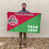 Ohiostate vs Custom Team House Divided Flag, Custom Team Flag 2 Ohiostate vs Custom Team House Divided Flag, Custom Team Flag