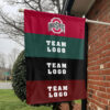 Ohiostate vs Custom Team House Divided Flag, NCAA Rival Flag 1 Ohiostate vs Custom Team House Divided Flag, NCAA Rival Flag